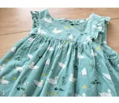 Babyboden アヒル柄ワンピース　98cmのサムネイル