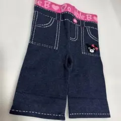 ミキハウスDOUBLE. B ベビー レギンス ダークブルー