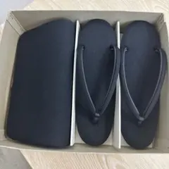 か*ん様 黒の和装用草履とバッグセット