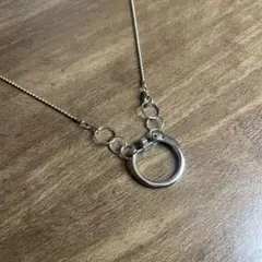 vintage シルバー モード ネックレス sv925 レトロ 古着 F30