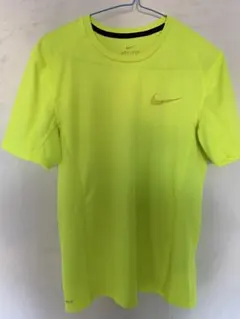 NIKE DRI-FIT 蛍光イエロー Tシャツ