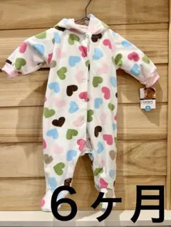 Carter's ハート柄ロンパース 6ヶ月