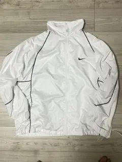 【希少】Nike ホワイト ナイロンジャケット 90s y2k