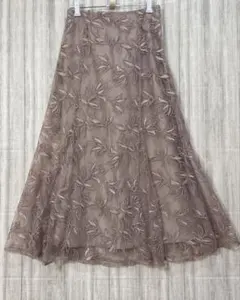 MISCH MASCH ロングフレアスカート　ピンク　Mサイズのサムネイル