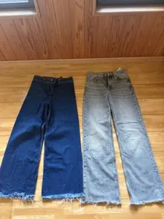 最終値下げ☆ZARA☆デニム2本&黒ニットセット