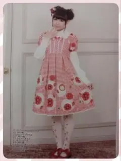 公*o様 Innocent World ストロベリータルトワンピース Strawberry Gingham OP by Innocent World