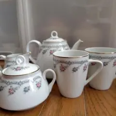 ビンテージ】ノリタケ シルバーゲート ティーセット 1965年頃 - メルカリ