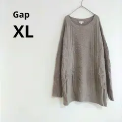 セーター Gap ギャップ ニット XL ケーブル編み 長袖 レディース