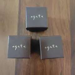 agete ギフトボックス 3個セット