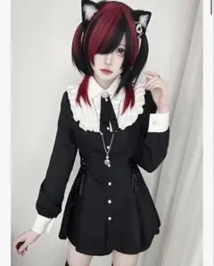 地雷 ワンピース Sサイズ ブラック