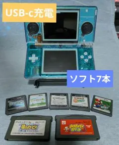 ニンテンドー ds Lite 本体 クリアブルー おまけ7本