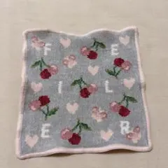 FEILER フェイラー　ハンカチ　キープスマイリングチェリー　美品