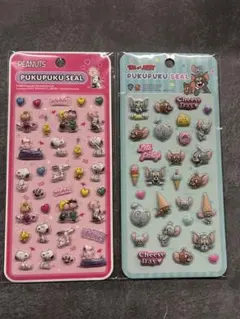 スヌーピー＆トムとジェリー 立体シールセット