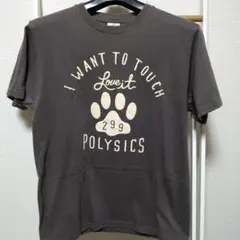 POLYSICS Tシャツ ダークグレー S