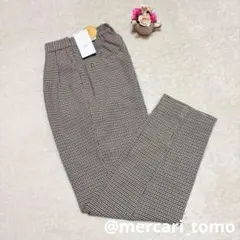 【新品】ViS センタープレスチェックパンツ M