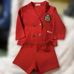 mini HOUSE 赤 スーツ・ブレザーセット　ヴィンテージ