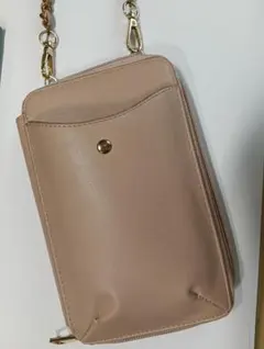 ピンク スマホショルダーバッグ