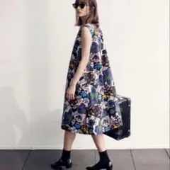 【試着のみ】UNIQLO×marimekko Sサイズ ワンピース