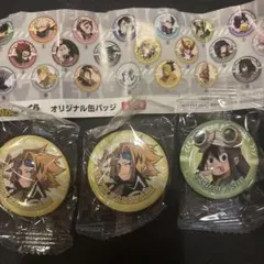 【ヒロアカ】ビッくらポン くら寿司 缶バッチ 上鳴電気　蛙吹梅雨