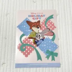 【非売品】　ディズニーストア　特典　A5 クリアファイル　ズートピア