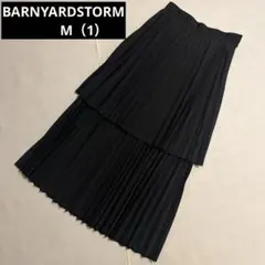 BARNYARDSTORM 2段プリーツスカート　ブラックM（1）のサムネイル