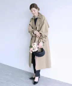 【reca】ビッグ袖キャンディトレンチコート