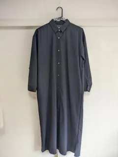 URBAN RESEARCH ネイビー 長袖 シャツワンピース