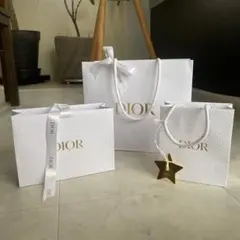 Dior ホワイトバッグセット 大中小