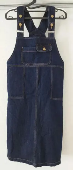 après jour 　デニム サロペット　スカート　低身長 １５０