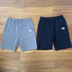 THE NORTH FACE ハーフパンツ 150cmセットブラック・グレー