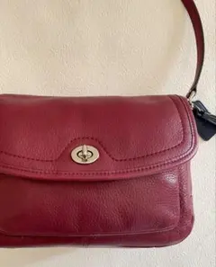 【コーチCOACH】シボ革ショルダーバッグ OLD ヴィンテージ