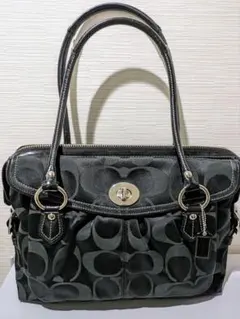 COACH 〚未使用品〛 トートバッグ シグネチャー 黒