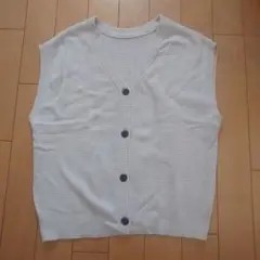 グローバルワーク　2WAYカノコ編みベスト