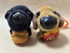 平成レトロ　THE DOGぬいぐるみ 2003年　マクドナルド 2体セット