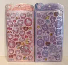 うるちゅるポップシール サンリオ クロミ キティ 2枚 ボンボンドロップシール