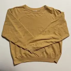 オーラリー　スウェット　マスタードのサムネイル