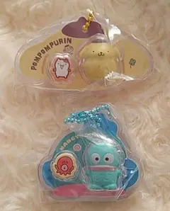 【匿名配送】パッケージチャーム＆チョコボーロ　ポムポムプリン　ハンギョドン