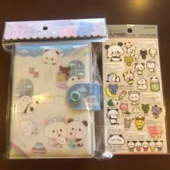 【セット売り】もちもちパンダ　シールバインダー　大人の図鑑シール
