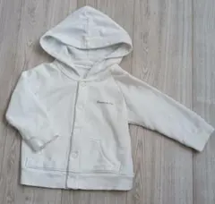 コムサイズム　パーカー　80　白　子供用　美品