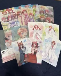 五等分の花嫁 ファイル8点.イラストボード3点 計11点セット