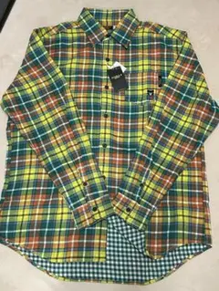 DOUBLE B 長袖シャツ Lチェック　ミキハウス　ゆったり　未使用品　大人用