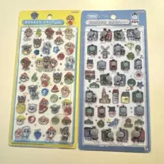 パウ・パトロール きかんしゃトーマス ボンボンドロップ シール 2種