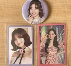 TWICE ジヒョ トレカ 缶バッジ