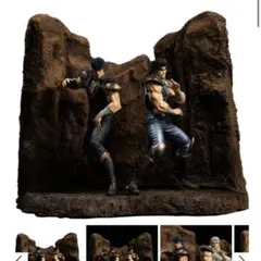 SpiceSeed 北斗の拳　ケンシロウ＆レイ （黒髪）＆ジオラマセット C