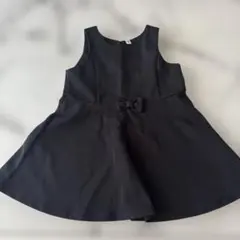 西松屋　EL FIN DOLL ノースリーブワンピース ブラック 80cm
