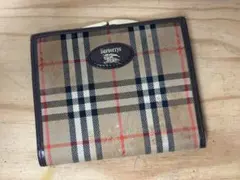 O0214-02　バーバリーズ　二つ折り財布