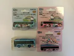 トミーテック バスコレクション サンリオ ハローキティ 4台セット トミーテック バスコレクション サンリオ ハローキティ 4台セット