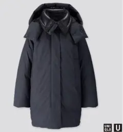 Uniqlo U　パデットパーカ　Black Lサイズ　ユニセックス