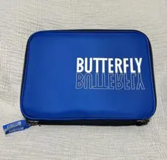 【新品未使用】BUTTERFLY 卓球ケース 青