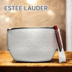 1900□ESTEE LAUDER ポーチ エンボスch07ill